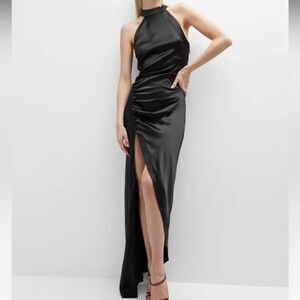 Retrofete Sab Maxi Dress Satin Black S
